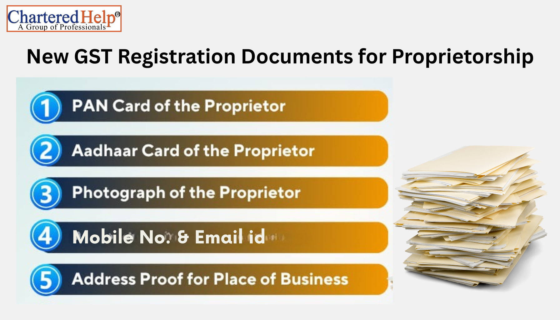 gst registration for proprietorship