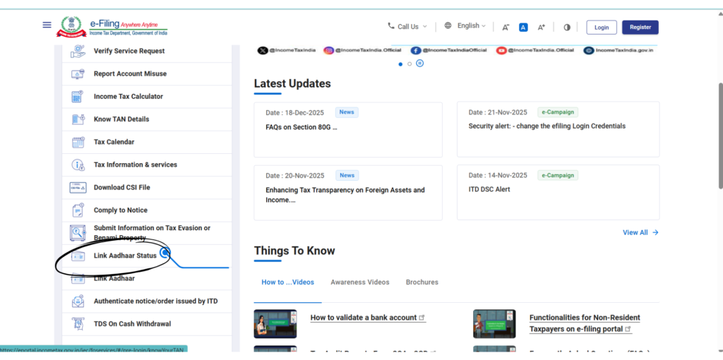 How to link Pan Card with Aadhar