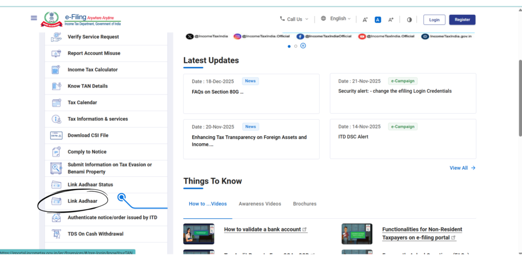 Link Pan with Aadhar