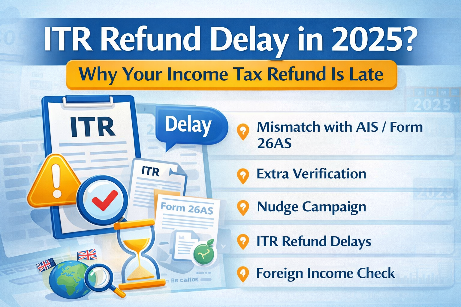 itr refund delay reason