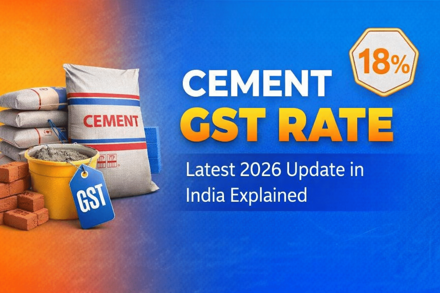 cement gst rate