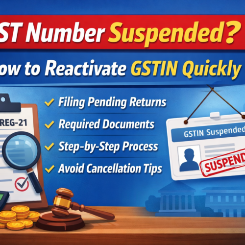 gst number suspended