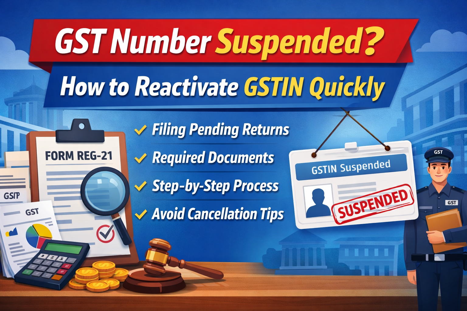 gst number suspended
