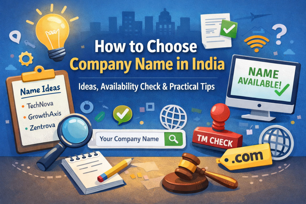 how to choose company name